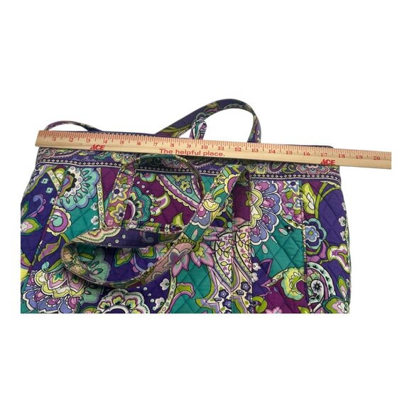 Vera Bradley Signature Laptop Tote Bag Multicolored Paisley Print - Picture 7 of 14